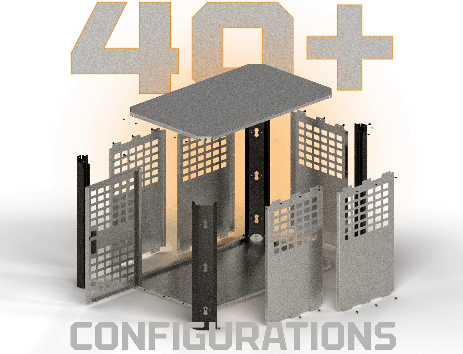 TactiCrate TC-1200 — secondary angle showing locking mechanism